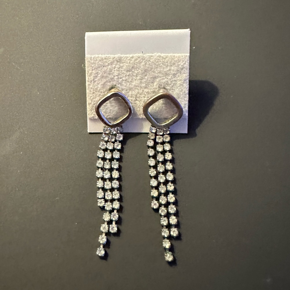 Silver Dangly Earrings